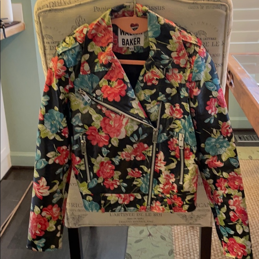 Walter Baker leather biker jacket